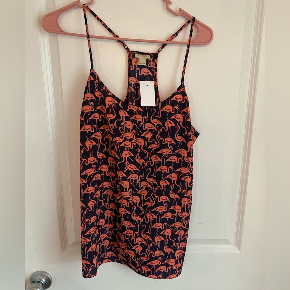 J Crew Racer Back Blouse!